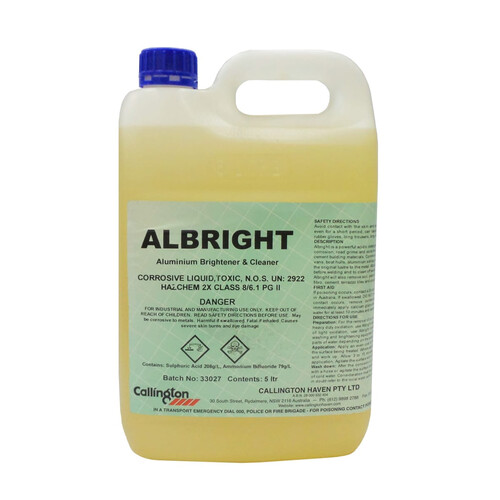 ALBRIGHT ALUMINIUM BRIGHTER & CLEANER 5L